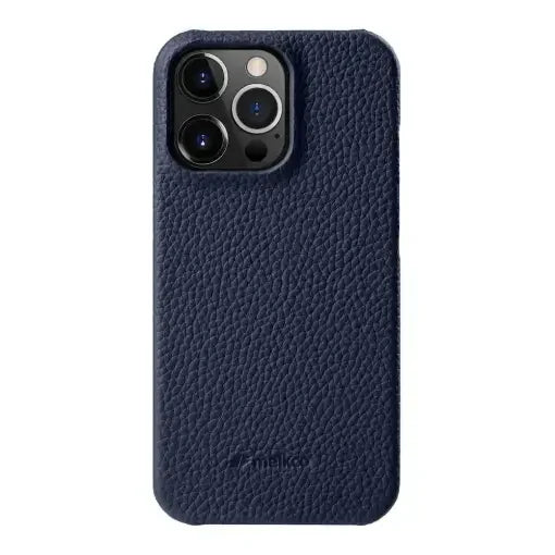 Melkco iPhone 14 Pro Max Premium Leather Magsafe Cover - Dark Blue - Tashqila Melkco iPhone 14 Pro Max Premium Leather Magsafe Cover - Dark Blue - Tashqila